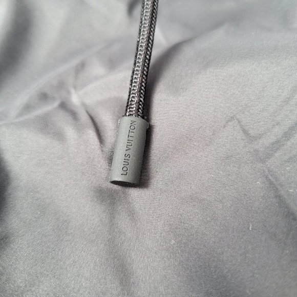 Louis Vuitton Black & Brown Wool Polyester Hooded Jacket - Picture 7 of 16